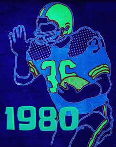 1980 Retro Football Art