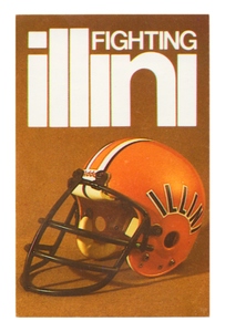 1980 Illinois Illini Football Poster