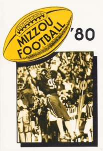 1980 Missouri Football Poster