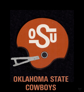 1980 Retro OSU Cowboys Football Helmet Art
