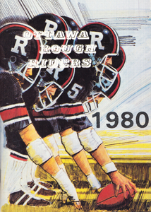 1980 Ottawa Rough Riders Football Art