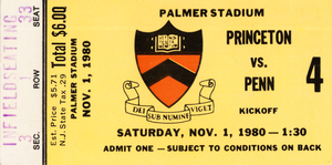 1980 Princeton Tigers vs. Penn Quakers