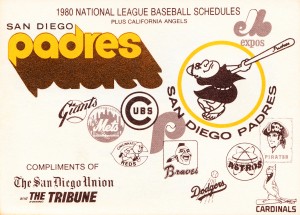 1980 san diego tribune padres schedule