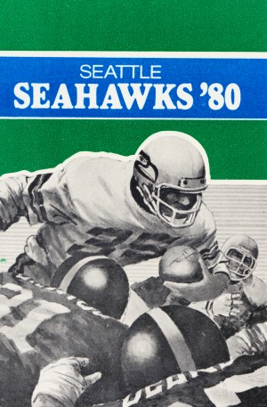 1980 Seattle Seahawks Football Art