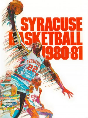 1980 syracuse orange basketball poster
