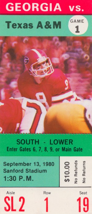 1980 Texas A&M vs. Georgia