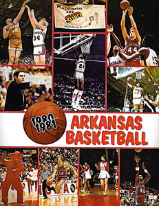 1980 Arkansas Razorbacks Basketball Art Remix