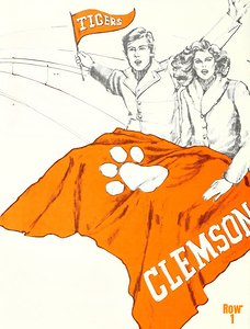 1980 Clemson Tigers Football Art