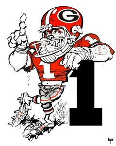 1980 Jack Davis Georgia Cartoon Art