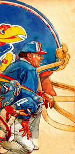 1980 Kansas Jayhawks Football Art