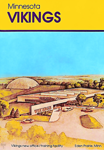 1980 Minnesota Vikings Eden Prairie Football Art