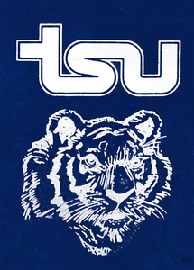 1980 TSU Tennessee State Tiger Art
