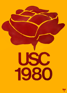 1980 USC Rose Bowl Art