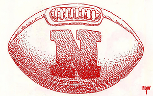 1980s nebraska football art