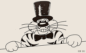 1980s tiger art