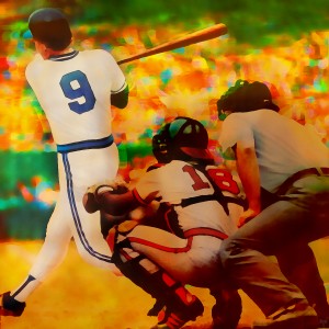 1981 Retro Baseball Watercolor Art