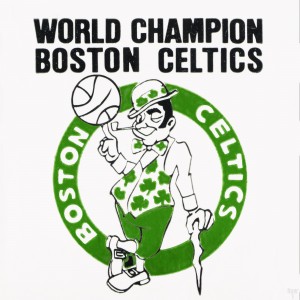 1981 Boston Celtics World Champions Art 