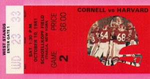 1981 Cornell Big Red vs. Harvard Crimson