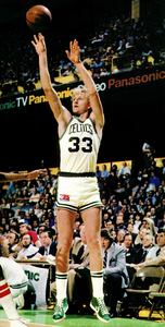 1981 Larry Bird Jump Shot Poster