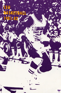 1981 LSU Tigers Basketball Poster