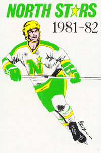 1981 Minnesota North Stars Retro Poster