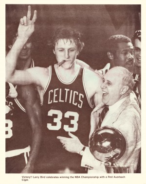 1981 Larry Bird Cigar Photo Wall Art