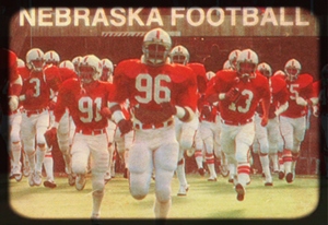 1981 Nebraska Football Viewfinder Art