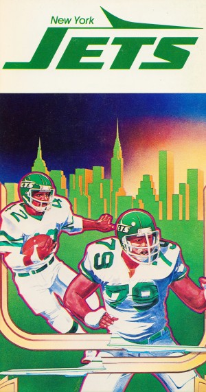 1981 New York Jets Football Art | Row 1
