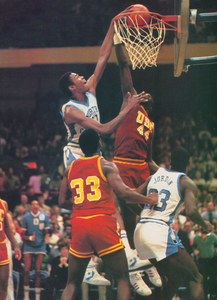 1981 North Carolina Basketball Art