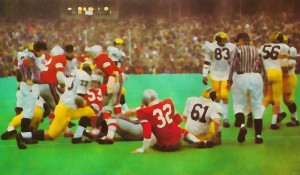 Ohio State vs. Michigan Football Art