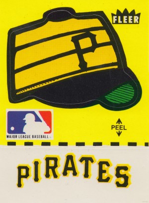 1981 Pittsburgh Pirate Fleer Decal Art