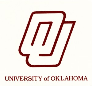 1981 university oklahoma interlocking ou art design reproduction wall art retro college metal signs