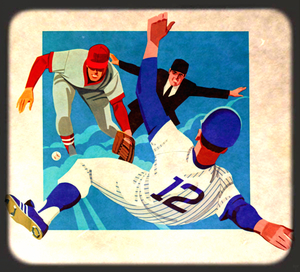 1981 Retro Viewfinder Slide Baseball Art