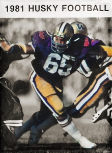 1981 Washington Huskies Football Art