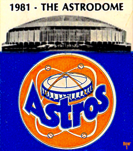 1981 Houston Astros Ticket Stub Remix