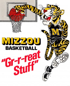 1982 Missouri Tigers Basketball Poster