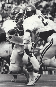 1982 Alabama Football Walter Lewis and Ricky Moore 