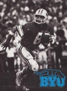 Retro BYU Football Steve Young Poster