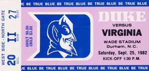 1982 Duke vs. Virginia