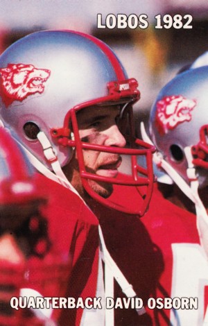 1982 New Mexico Lobos Football David Osborn Poster