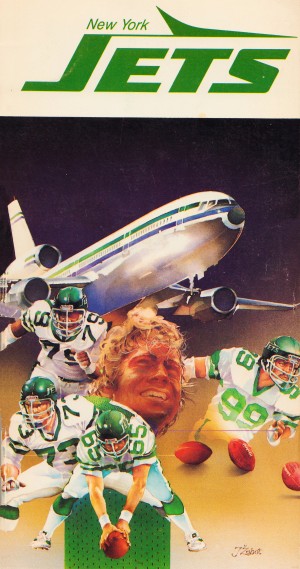 1982 new york jets art artist george zebot