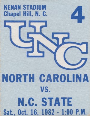 1982 North Carolina vs. NC State
