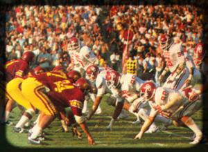 1981 Oklahoma Sooners vs. USC Trojans Viewfinder Slide Art
