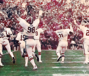 1982 Alabama Football Celebration Art