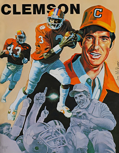 1982 Clemson Tigers Football Art
