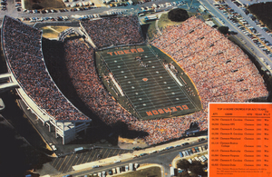 1983 Memorial Stadium Aerial Photo Art