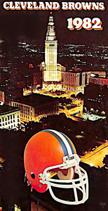 1982 Cleveland Browns Terminal Tower Art Remix