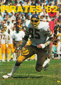 1982 East Carolina Pirates Football Poster
