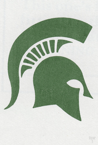 1982 Michigan State Spartan Art