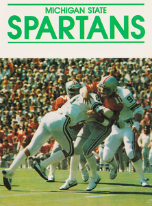1982 Michigan State Spartans Football Poster